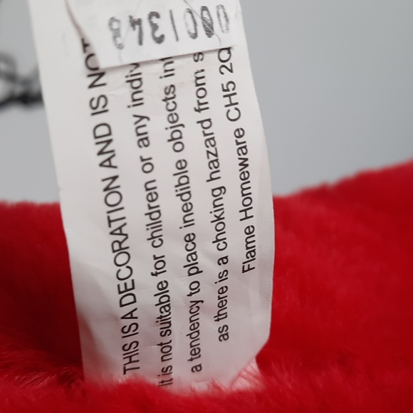 Fun Bouncy Gnome Standing Figure Soft Fleece Tall Wired Stocking Hat Holiday - Picture 7 of 7